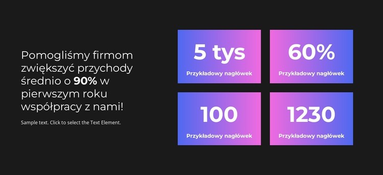 90 procent sukcesu Szablon CSS