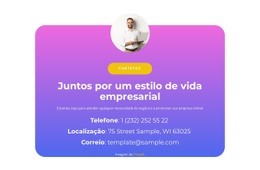 Um Design De Site Exclusivo Para Juntos No Negócio