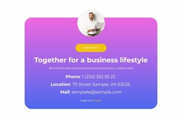 Together In Business - Simple Homepage Design