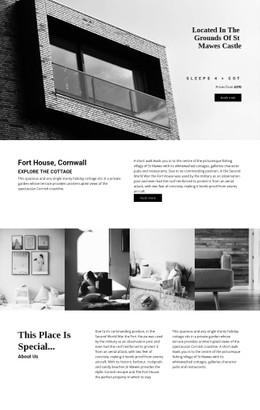 Global Modern Architecture Full Width Template