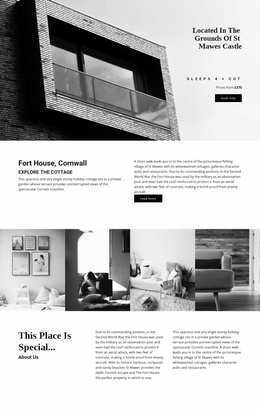 Global Modern Architecture - Template To Add Elements To Page