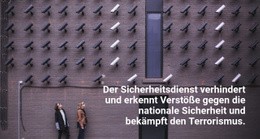 Sicherheitsdienste - Responsives Website-Design