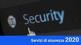 Mockup Di Sito Web Multiuso Per Servizi Di Sicurezza 2020