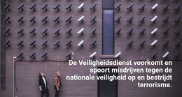 Beveiligingsdiensten - Sjabloon Voor Websitebouwer