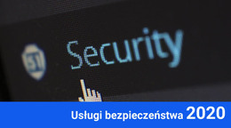 Usługi Ochrony 2020 - Darmowy Szablon