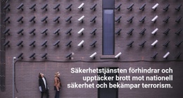 Säkerhetstjänster - Mall För Webbplatsbyggare