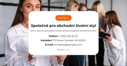 Společně Tvoříme Byznys – Bezplatná HTML Šablona