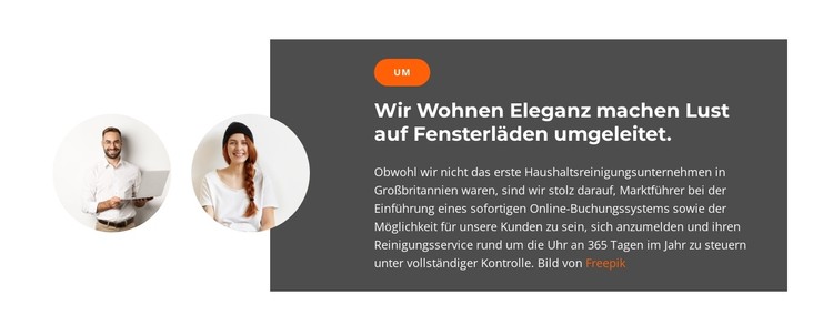 Zwei Verkaufsleiter CSS-Vorlage