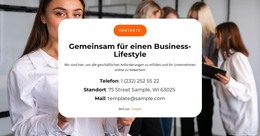 Gemeinsam Schaffen Wir Geschäft – Vorlage Für Website-Builder