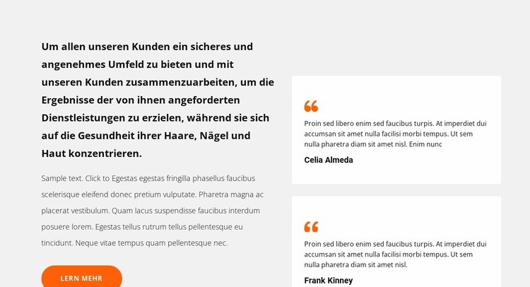 Zwei Meinung Website Builder-Vorlagen