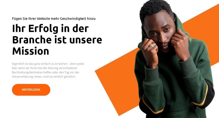 Streben nach Sieg Website-Modell