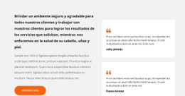 Dos Opiniones Plantilla HTML CSS Responsiva