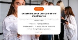 Ensemble, Nous Créons Des Affaires - Conception De Site Web Simple