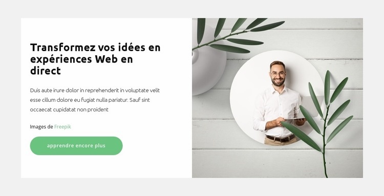 Générateur d'idées Conception de site Web