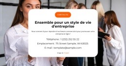 Ensemble, Nous Créons Des Affaires - HTML5 Website Builder