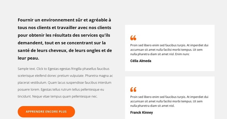 Deux avis Créateur de site Web HTML