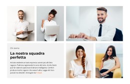 HTML5 Reattivo Per Squadra Di Assistenti Insostituibili