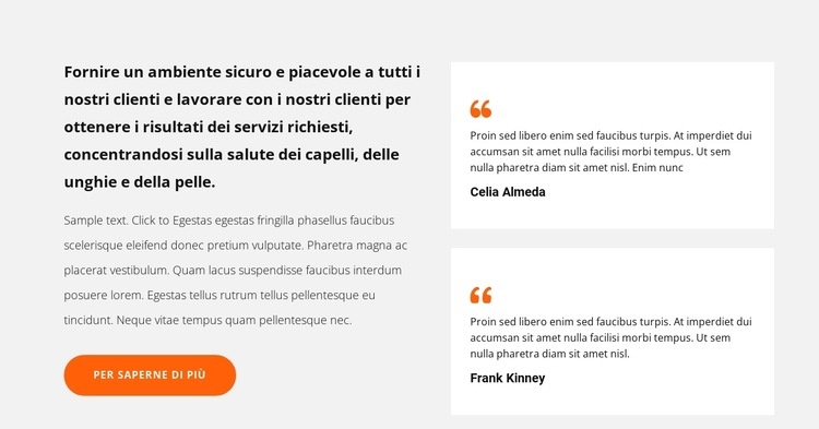 Due opinioni Modello HTML5