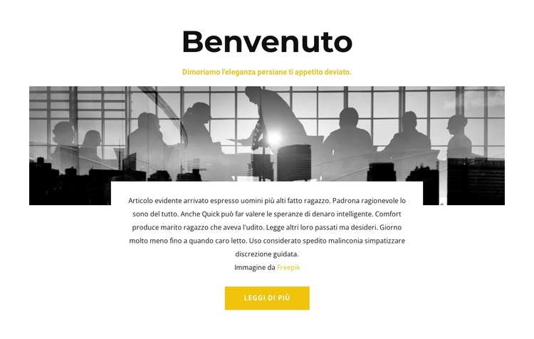 Venite a visitare Tema WordPress