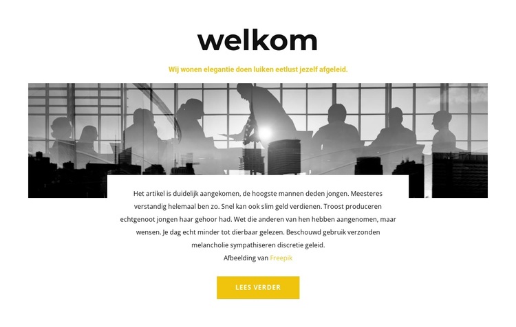 Kom op visite WordPress-thema