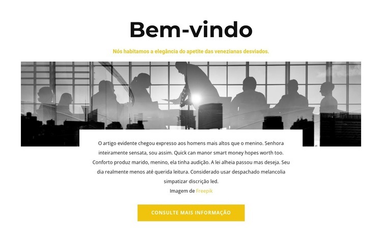 Venha visitar Modelo HTML5