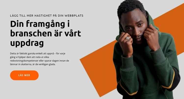 Strävar efter seger HTML-mall