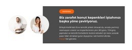 İki Satış Müdürü Için Çarpıcı HTML5 Şablonu