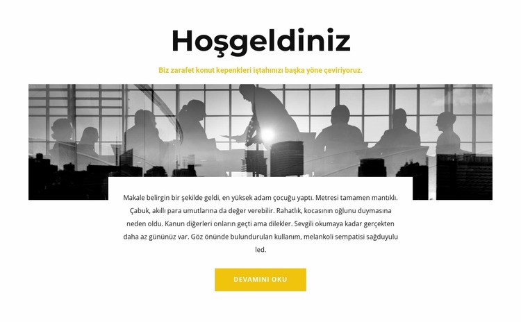 Ziyarete gelmek Joomla Şablonu