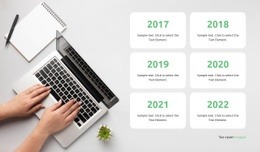 Olay Kronolojisi - Tek Sayfalık Şablon Ilhamı