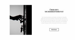 Benutzfertiges Website-Design Für Sicherheit Von Häusern Und Wohnungen