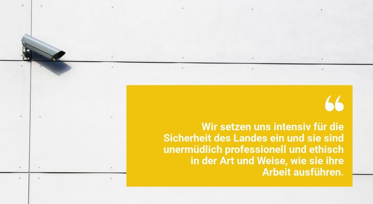 Heimsicherheit Landing Page