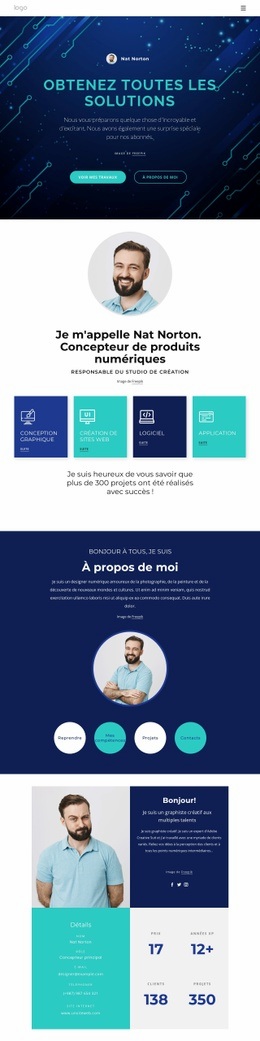 Solutions De Conception - Conception De Site Web Simple