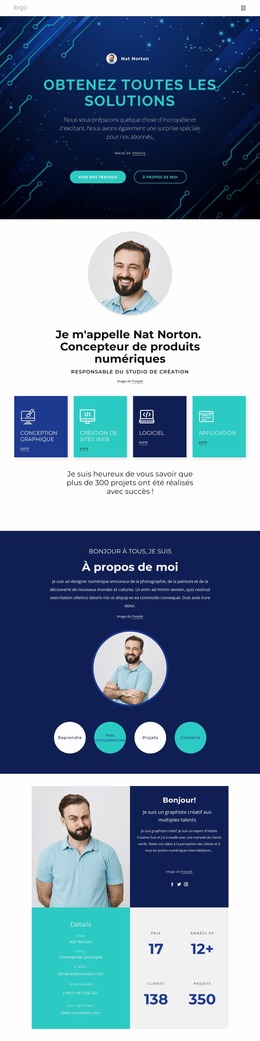 Solutions De Conception - Modèle Joomla Professionnel Personnalisable