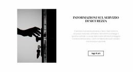 Modello HTML5 Sicurezza Di Case E Appartamenti Per Qualsiasi Dispositivo