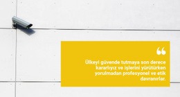 Ev Güvenliği - HTML Site Builder