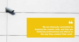 Ready To Use Web Page Design For Home Security