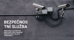 Design Stránek Pro Zabezpečení CCTV