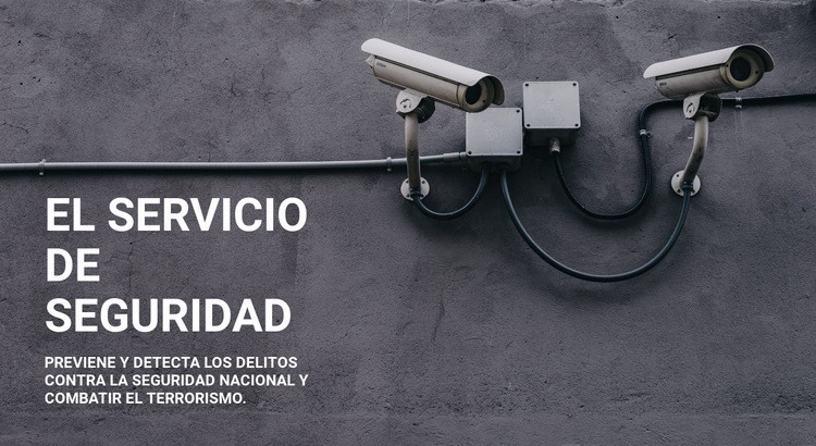 Seguridad CCTV Plantilla HTML5