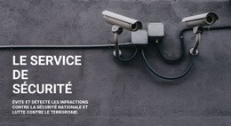 Sécurité CCTV - HTML Builder Drag And Drop