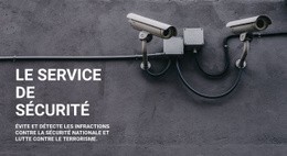 Modèle De Conception Gratuit Pour Sécurité CCTV