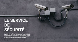 Sécurité CCTV - Meilleur Modèle HTML