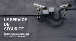 Sécurité CCTV - Modèle HTML5 Professionnel Personnalisable