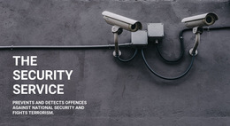 CCTV Security - Customizable Professional HTML5 Template