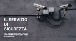 Sicurezza CCTV Modello A Pagina Singola
