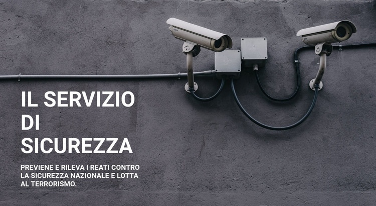 Sicurezza CCTV Modello HTML5