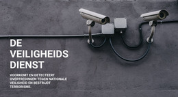 CCTV-Beveiliging - Beste HTML-Sjabloon
