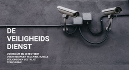 CCTV-Beveiliging - Aanpasbare Professionele HTML5-Sjabloon