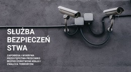 Bezpieczeństwo CCTV - Inspiracja Makietą Strony Internetowej