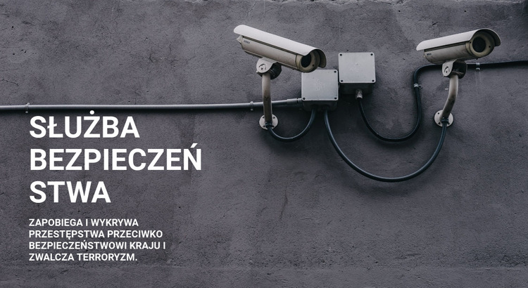 Bezpieczeństwo CCTV Szablon Joomla