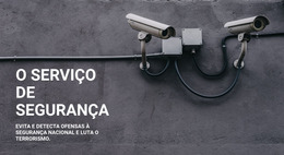 Segurança CCTV - Modelo Joomla Moderno